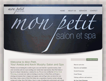 Tablet Screenshot of monpetitsalon.com